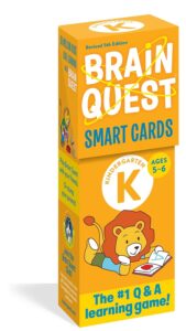 Brain Quest Kindergarten Smart Cards, ages 5-6