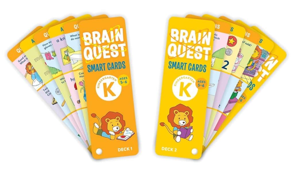 Brain Quest Kindergarten Smart Cards, ages 5-6