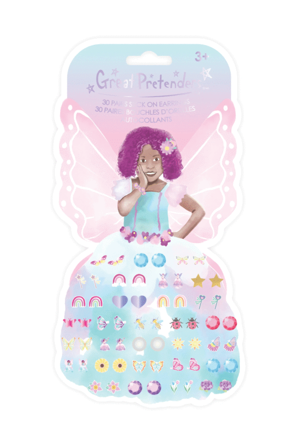 Great Pretenders fairy-themed sticker earrings set