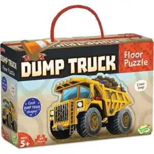 Dump truck floor puzzle for kids ages 5+