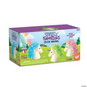 Sparkle Formations Crystal Unicorns toy box.
