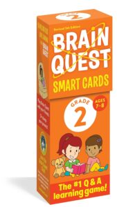 Brain Quest Grade 2 smart cards, ages 7-8.