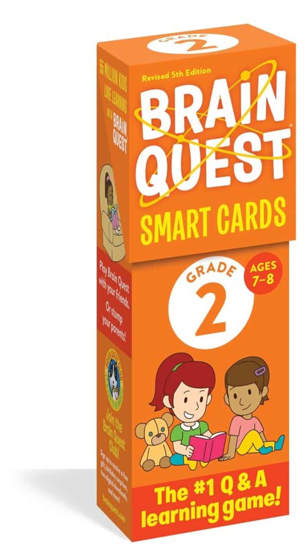 Brain Quest Grade 2 smart cards, ages 7-8.