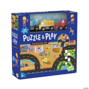 Construction site puzzle for kids, 48 pieces