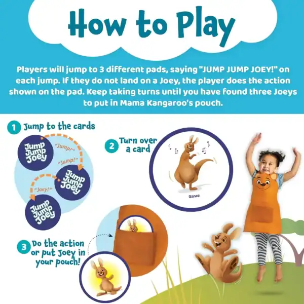 Game instructions for Jump Jump Joey.