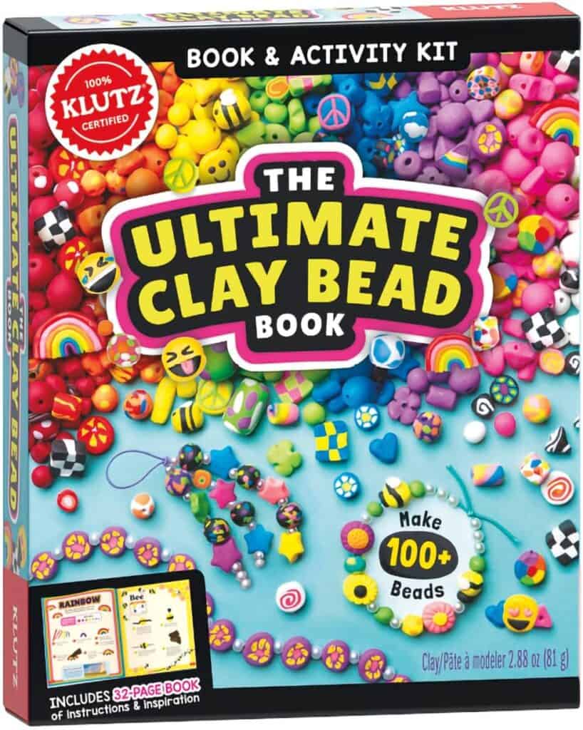 Ultimate Clay Bead Book, colorful DIY bead kit