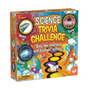 Science Trivia Challenge board game box cover.
