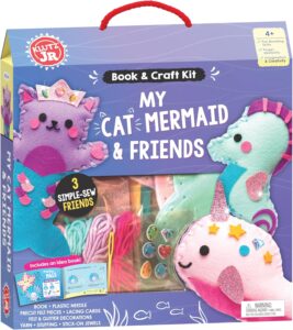 Cat mermaid craft kit for kids
