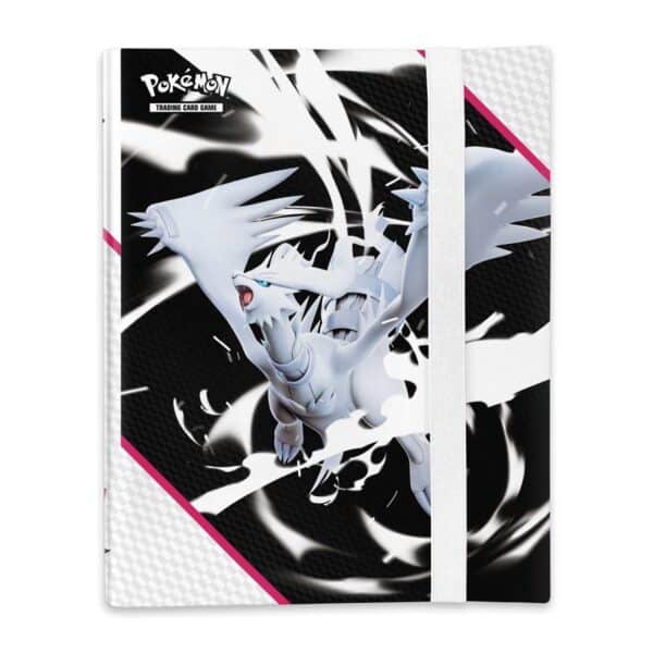 Pokemon card binder featuring Reshiram design