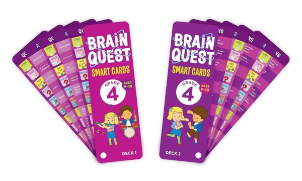Brain Quest Grade 4 Smart Cards for kids.