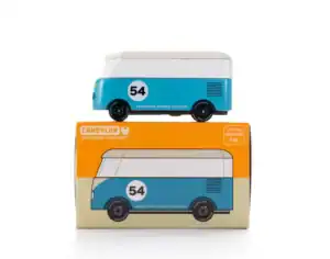 Toy van with box, number 54.