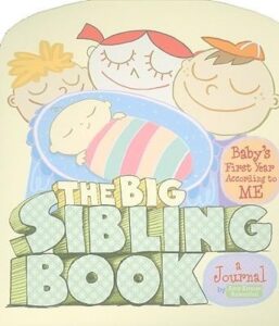 The Big Sibling Book cover with cartoon family