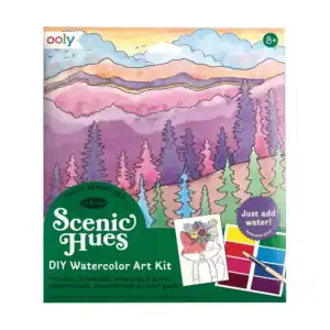 Scenic Hues DIY Watercolor Art Kit for Kids