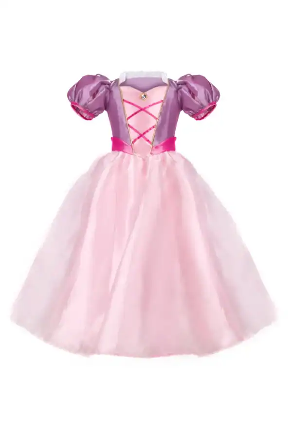 Pink and purple princess dress for kids