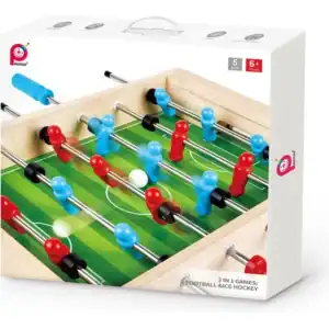 2-in-1 foosball ice hockey game set