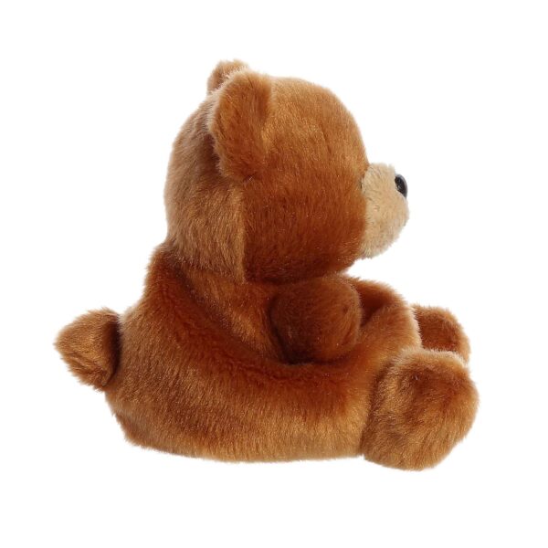 Side view of a plush teddy bear