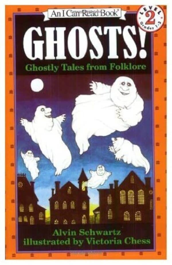 Ghosts, folklore tales book cover illustration