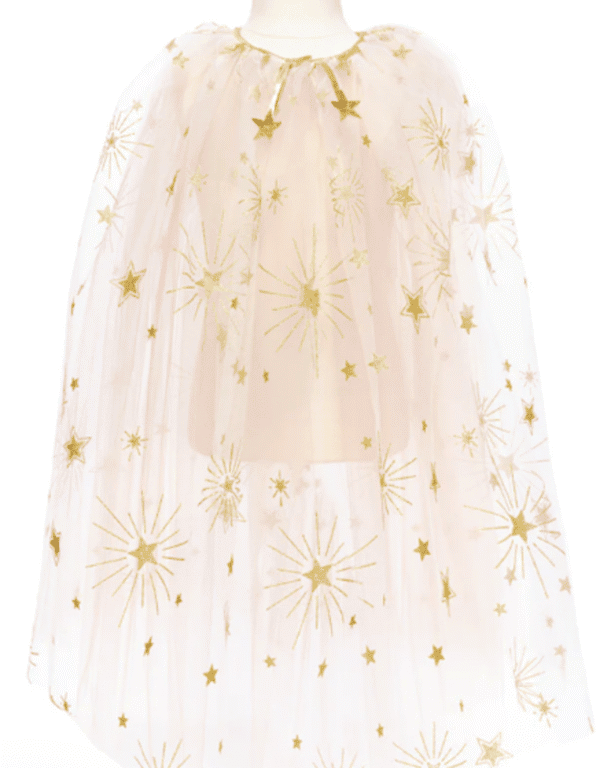 Golden Glam Party Cape Size 4-6 - Image 2