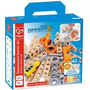 Hape Junior Inventor Experiment Starter Kit, 42-piece set