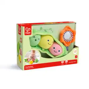 Hape Pea Pod Pals toy set for infants.