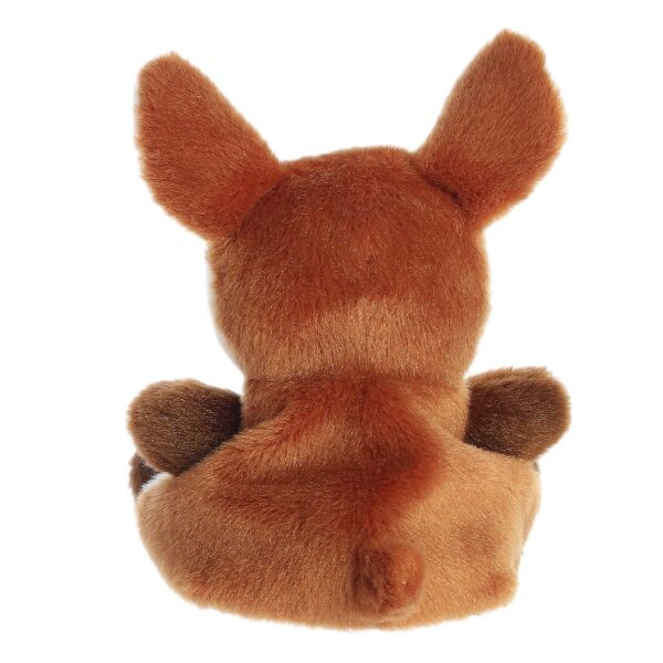 Back of a brown plush toy with ears