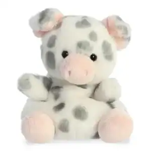Spotted plush pig stuffed toy