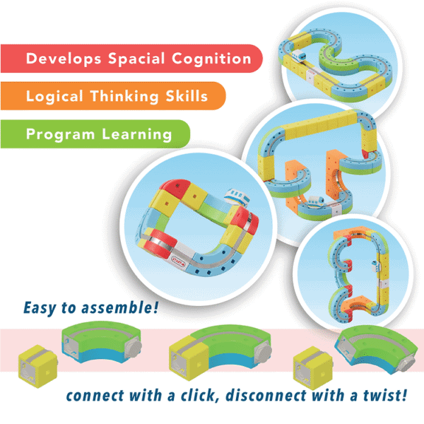 Educational toy blocks promoting skills development