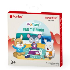 Toniebox game with cartoon animals for ages 3+