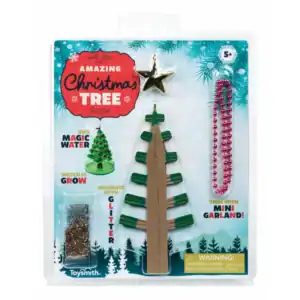 Amazing Christmas tree craft kit with decorations.