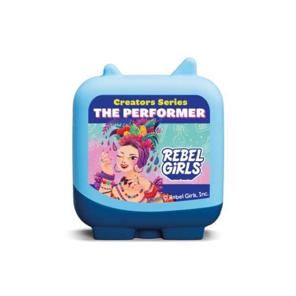 Colorful Rebel Girls performer toy packaging