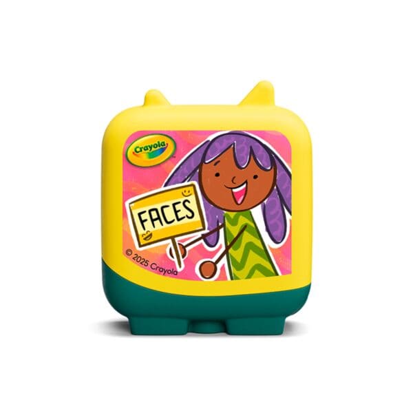 Crayola Faces coloring set illustration