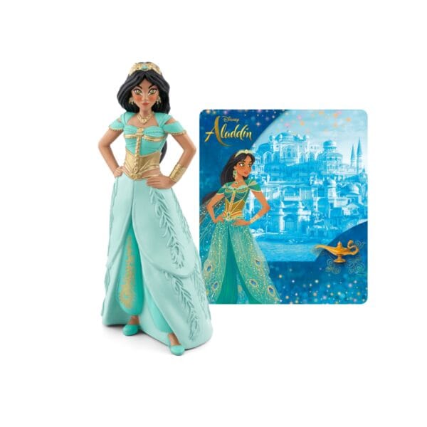 Jasmine doll with Aladdin themed background