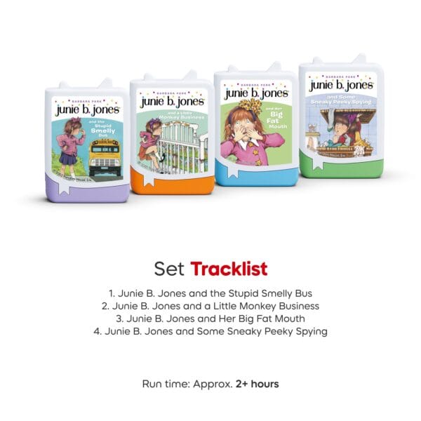 Junie B. Jones audiobook collection tracklist and runtime.