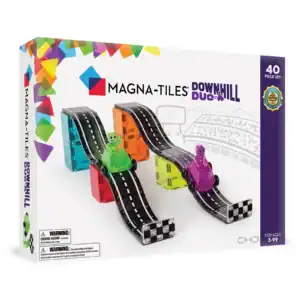 Magna-Tiles Downhill Duo Race Set, 40 pieces