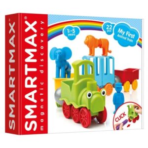 SmartMax magnetic train toy set with animals