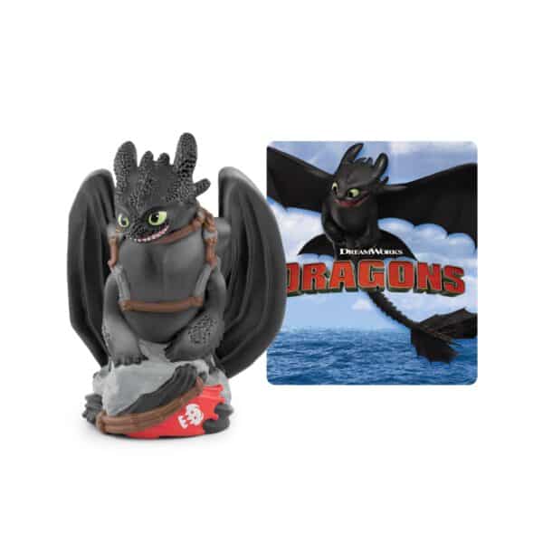Toothless dragon toy with How to Train Your Dragon.