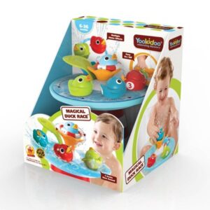 Yookidoo Magical Duck Race bath toy packaging