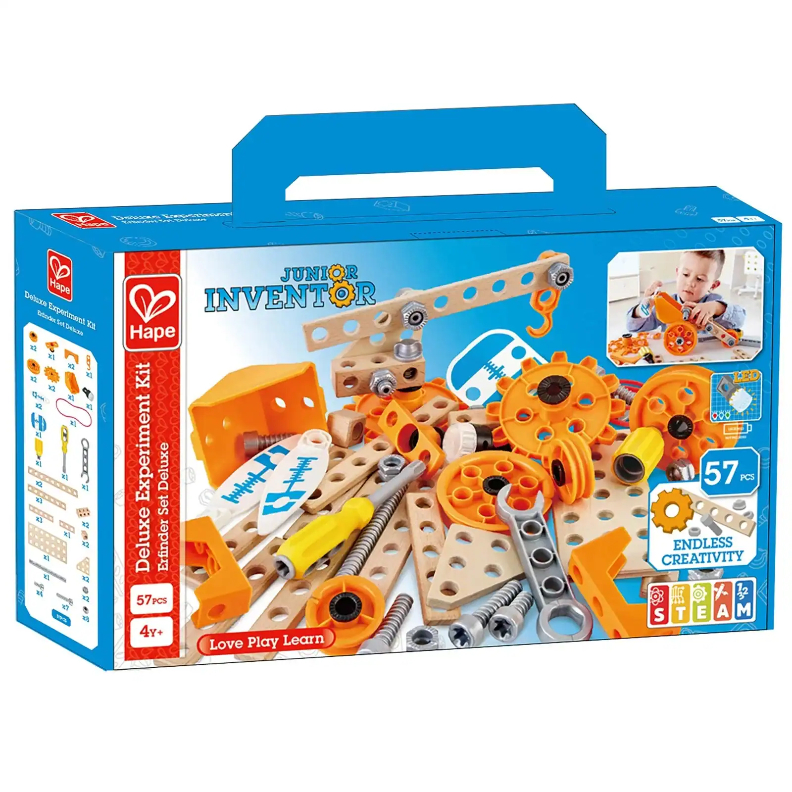 Hape Junior Inventor Deluxe Experiment Kit for kids