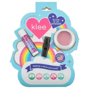 Klee natural mineral blush and lip shimmer set