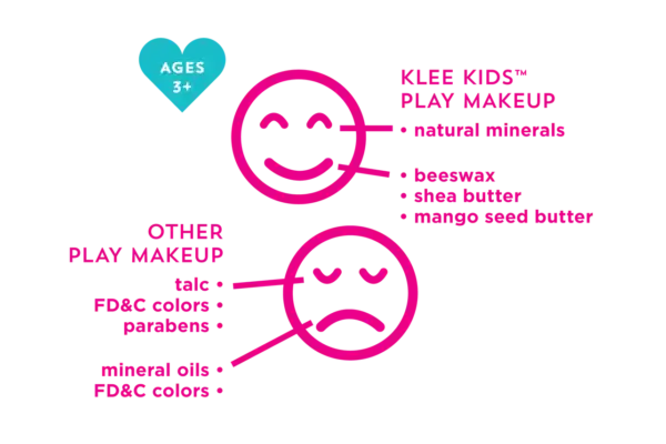 Klee Kids vs other play makeup ingredients comparison