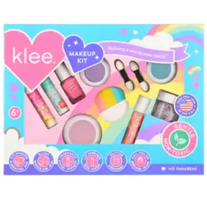 Colorful non-toxic children's makeup kit.