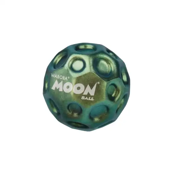 Green Waboba Moon Ball with craters