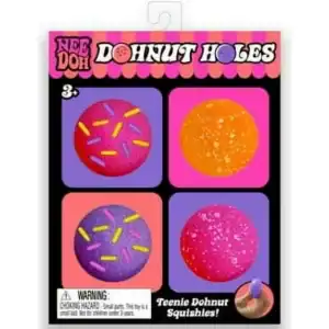 Nee Doh Donut Holes squishy toy pack.