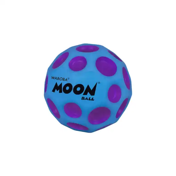 Blue and purple Waboba Moon Bounce Ball