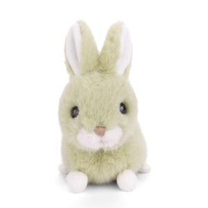 Plush green bunny stuffed toy