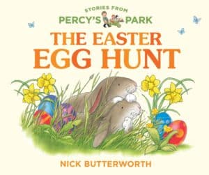 Children's book Easter Egg Hunt with rabbits