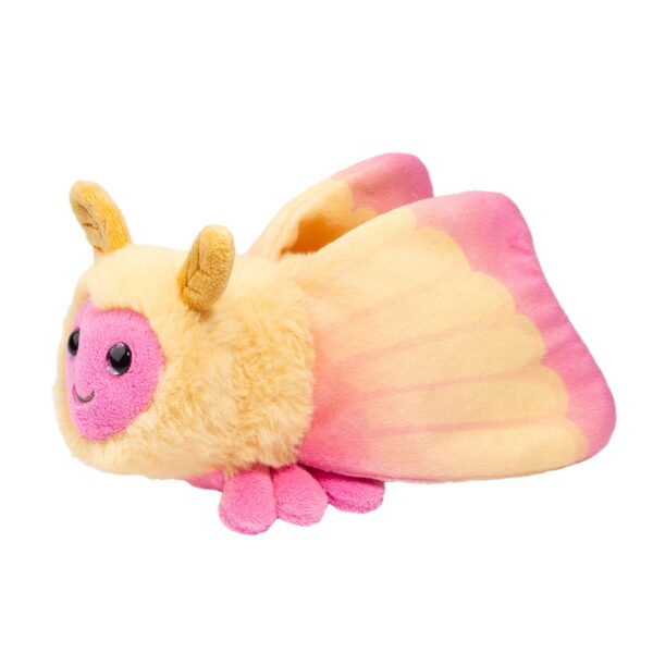 Colorful plush moth toy