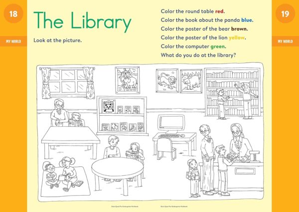 brain quest workbook: pre kindergarten