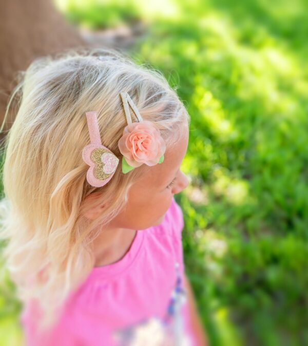 bunny hair clips