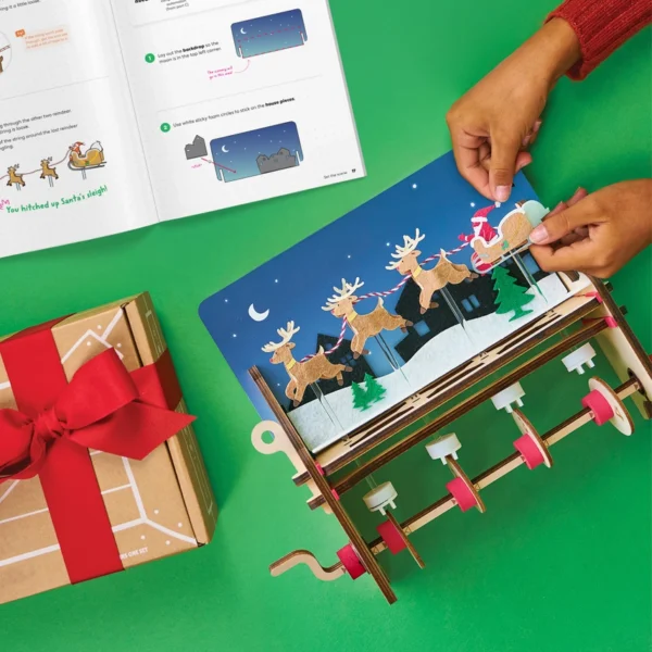 diy santa’s sleigh automaton